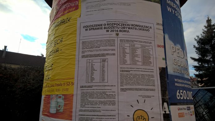 Obywatelu zgłoś zadanie do budżetu obywatelskiego! 